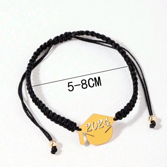 NEW!Graduation Bracelet - Class Of 2024-High School Grad - Graduation Gift - Picture 2 of 3
